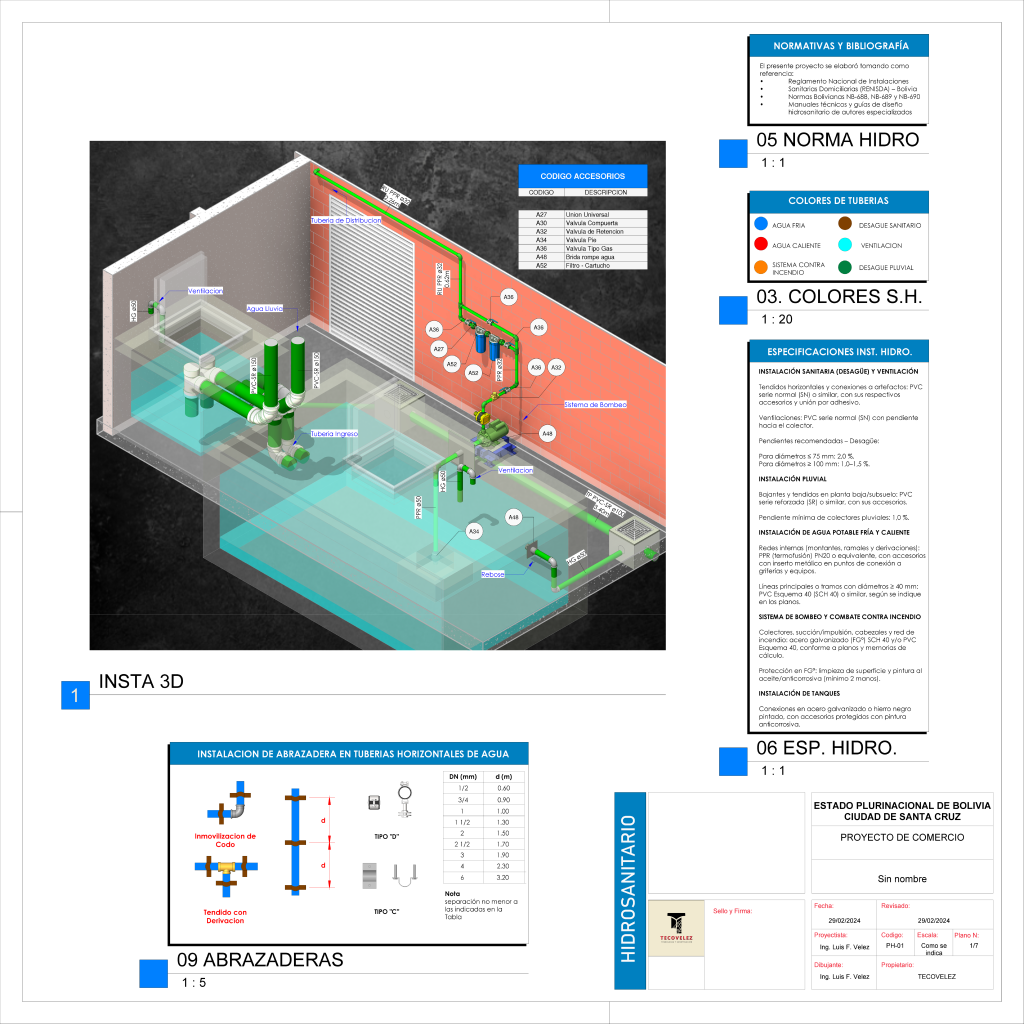 Plano edificio modelo