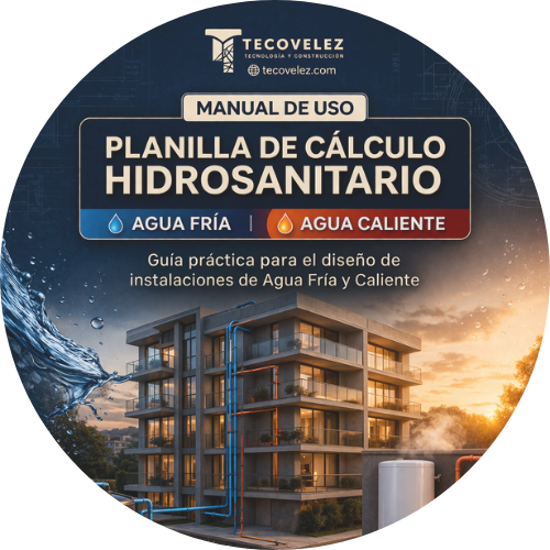 A3 PLANILLA MAESTRA DE CÁLCULO HIDROSANITARIO AGUA FRIA Y CALIENTE